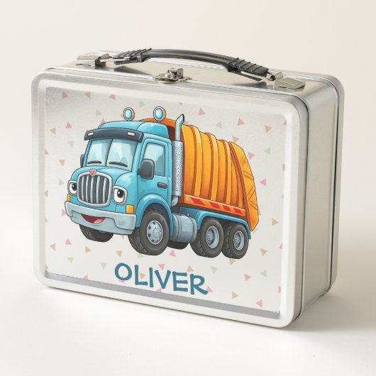 Grappige Blauwe Gele Kiptruck (Voorkant)
