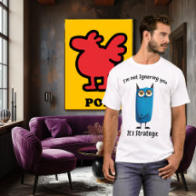 Grappige Blauwe Kat Origineel Humoristisch Ontwerp