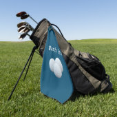 Grappige Blauwe Was Je Golfballen Golfhanddoek (Groen)