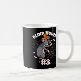 Grappige blinde muis #3 Halloween spookgroep famil Koffiemok
