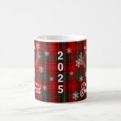 Grappige Blitzened Douanegezicht Kerstmug Koffiemok (Center)