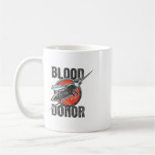 Grappige Bloeddonor Koffiemok (Links)