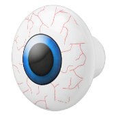 Grappige bloeddoorlopen oogbol Halloween keramisch Keramische Knop (Rechts)