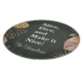 Grappige Bloemen Custom Snijplank (Hoek)