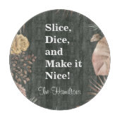 Grappige Bloemen Custom Snijplank (Voorkant)