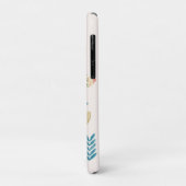 Grappige bloemen en vlinders Case-Mate iPhone case (Achterkant/links)