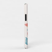 Grappige bloemen en vlinders Case-Mate iPhone case (Achterkant/rechts)