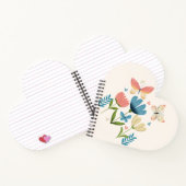 Grappige bloemen en vlinders notitieboek (Binnen)