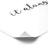 Grappige Bloemen Highland Koe Schattigee Home Deco Foto Afdruk (Hoek)