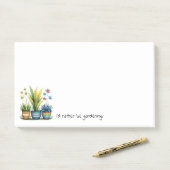 Grappige Bloempotten Ik Had Liever Tuiniert Post-it® Notes (Op bureau)