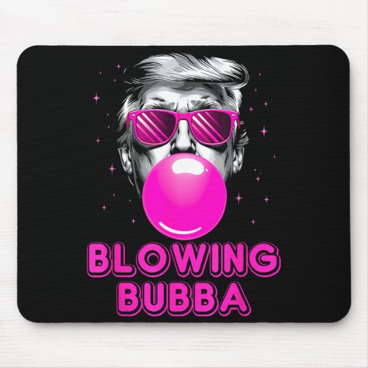 Grappige Blowing Bubba  Muismat (Voorkant)