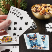 Grappige Blue Heeler Kawaii Hond Pokerkaarten (Insitu)