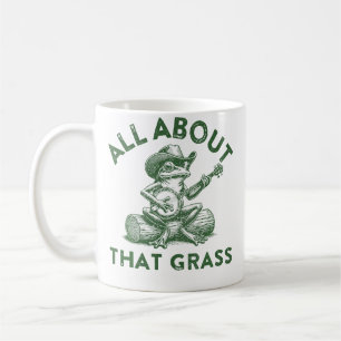 Grappige Bluegrass Kikker Speelt Banjo Country Muz Koffiemok