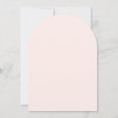 Grappige Blush & Gold Ongebruikelijke bruiloft uit Kaart (Achterkant)