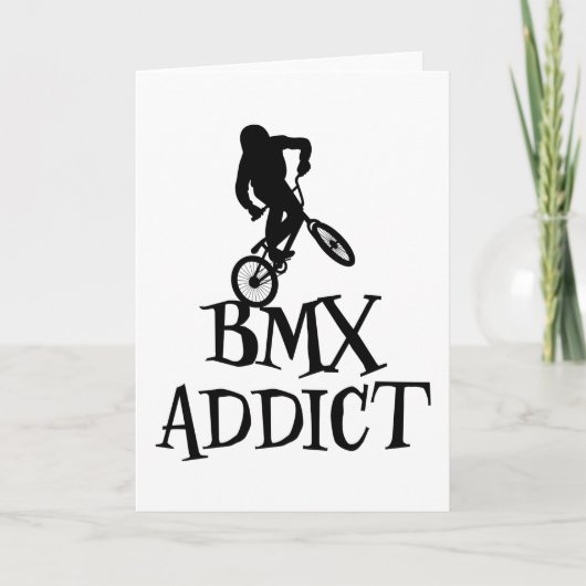 Grappige BMX-fiets slogan Biker cadeau Kaart (Voorkant)