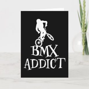 Grappige BMX-fietsuitdrukking Fietsspreuk Fietser  Kaart