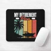 Grappige Boating Pensioen Zeilboot Zeilboot B Muismat (Met muis)