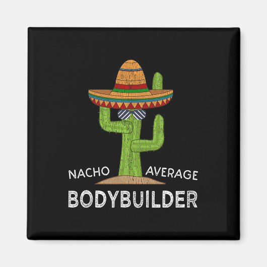 Grappige Bodybuilder Bodybuilding Magneet (Voorkant)