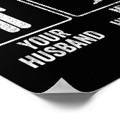 Grappige Bodybuilder Bodybuilding Man Relatie Poster (Hoek)