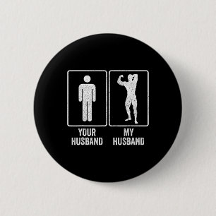 Grappige Bodybuilder Bodybuilding Man Relatie Ronde Button 5,7 Cm
