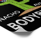 Grappige Bodybuilder Bodybuilding Poster (Hoek)