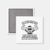 Grappige Bodybuilder Magneet (Voorkant / Achterkant)