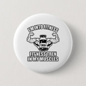 Grappige bodybuilder ronde button 5,7 cm (Voorkant)