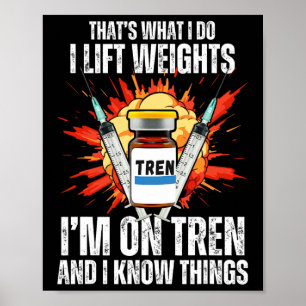 Grappige bodybuilding citaten poster