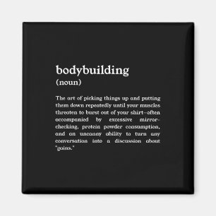 Grappige bodybuilding definitie 1 magneet