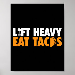 Grappige Bodybuilding Graphic voor Gym Workout en Poster