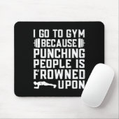 Grappige Bodybuilding Gym Quote Muismat (Met muis)