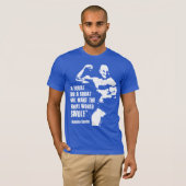 Grappige Bodybuilding het Opheffen Gymnastiekcitaa T-shirt (Voorkant volledig)