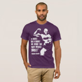 Grappige Bodybuilding het Opheffen Gymnastiekcitaa T-shirt (Voorkant volledig)