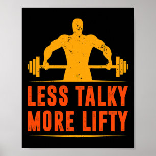 Grappige bodybuilding Shirten Poster