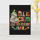 Grappige Boek Boom Alles Is Rust Gezegd Geen Leraa Kaart (Gele Bloem)