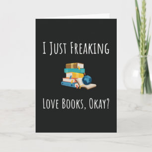 Grappige Boek Liefhebber Kaarten Sarcastische Grap