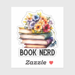 Grappige boek nerd lezen liefhebbers sticker