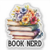 Grappige boek nerd lezen liefhebbers sticker (Voorkant)