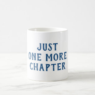 Grappige boekenliefhebbers citaat blauw en wit koffiemok