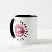 Grappige boekenliefhebbers, ik ben waarschijnlijk  mok (Voorkant links)