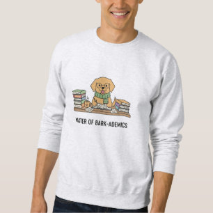 Grappige Boekenwurm Goud Retriever Hond Grafisch Trui