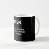 Grappige Boekhouder Definitie Koffiemok (Voorkant rechts)