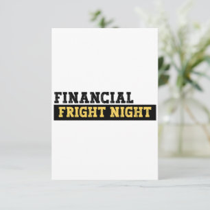 Grappige boekhouder Halloween - Financiële Fright Bedankkaart