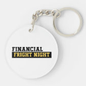 Grappige boekhouder Halloween - Financiële Fright Sleutelhanger (Achterkant)