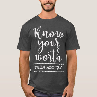 Grappige Boekhouding Cadeau Belastingseizoen Belas T-shirt