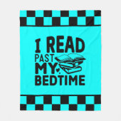 grappige boeklezers woordkunst fleece deken (Voorkant)