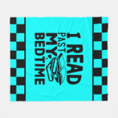 grappige boeklezers woordkunst fleece deken (Voorkant (Horizontaal))