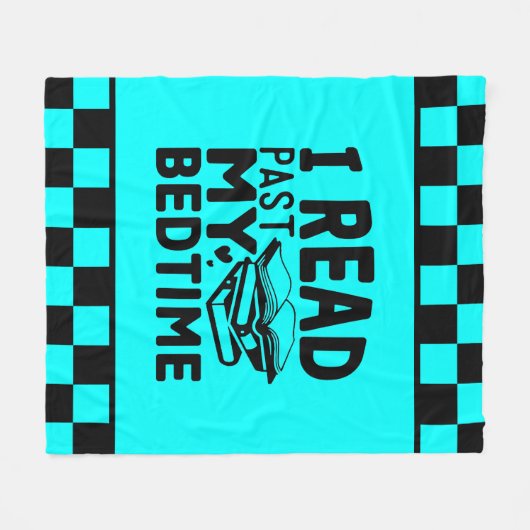 grappige boeklezers woordkunst fleece deken (Voorkant (Horizontaal))