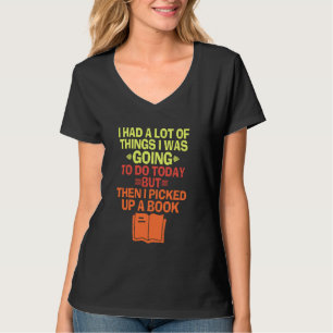 Grappige Boekliefhebber Boekenwurm Humor Licht Afg T-shirt