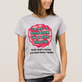 Grappige boekliefhebber citaat Retro Typografie – T-shirt (Voorkant)
